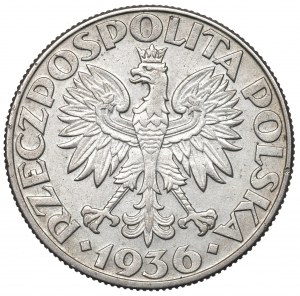 II Republic of Poland, 5 zloty 1936 Ship