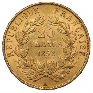 Frankreich, 20 Franken 1852