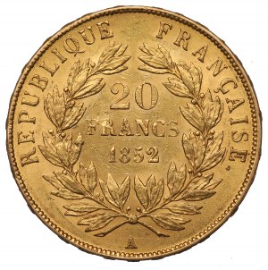 France, 20 francs 1852