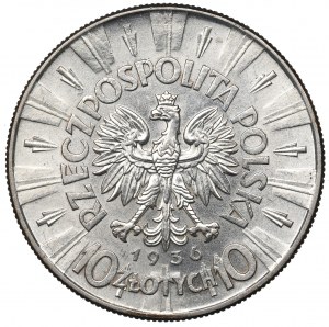 II Republic of Poland, 10 zloty 1936 Pilsudski