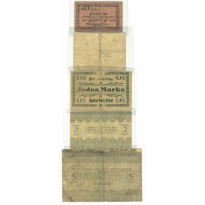 Set of notgelds - 5 copies.
