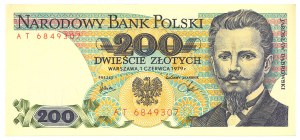 People's Republic of Poland, 200 gold 1979 AT