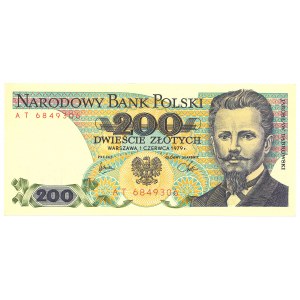 PRL, 200 złotych 1979 AT