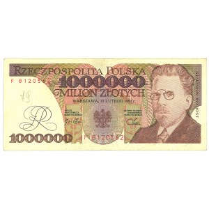 1 mln złotych 1991 F