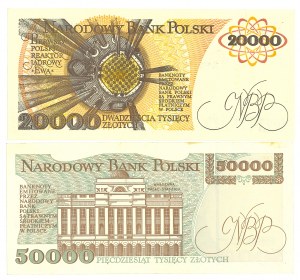 20,000 and 50,000 - set of 2 copies.