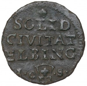 Germany, Saxony, Friedrich August II, Schilling 1763, Elbing