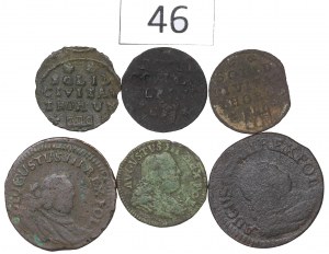 Augustus III Sas, Set of copper coins