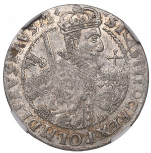Sigismund III Vasa, Ort 1622, Bromberg - NGC AU Details