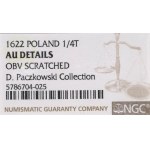 Sigismund III Vasa, Ort 1622, Bromberg - NGC AU Details