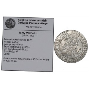 Germany, Preussen, Georg Wilhelm, 18 grochen 1625, Konigsberg