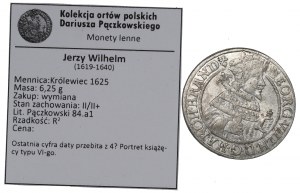 Germany, Preussen, Georg Wilhelm, 18 grochen 1625, Konigsberg
