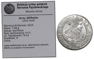 Germany, Preussen, Georg Wilhelm, 18 groschen 1624, Konigsberg