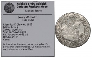 Prussia, Georh Wilhelm, 18 groschen 1623, Konigsberg