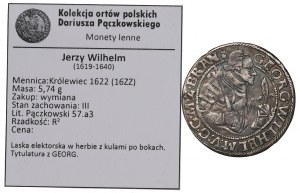 Germany, Preussen, Georg Wilhelm, 18 grochen 1622, Konigsberg