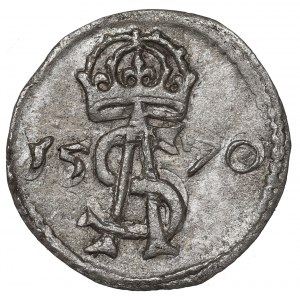 Sigismund II Augustus, 2 denarii 1570, Vilnius