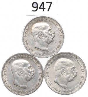 Austria, Lot 1 crown 1914-16