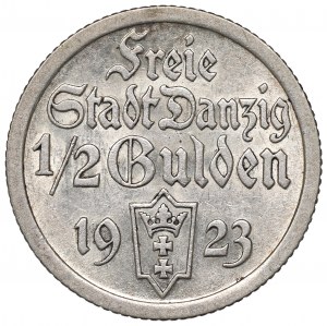 Free City of Danzig, 1/2 gulden 1923