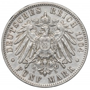 Germany, Hamburg, 5 mark 1904