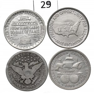 USA, Lot Half dollar 1893-1952