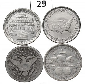 USA, Lot Half dollar 1893-1952