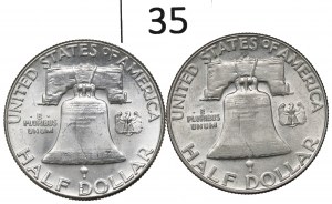 USA, Lot half dollar 1961-63