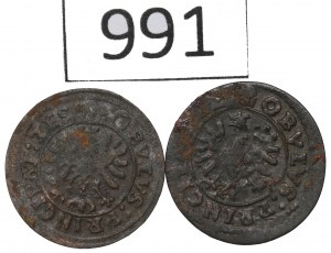 Silesia, Duchy of Cieszyn, Elisabeth Lucretia, Set of obols 1651-52