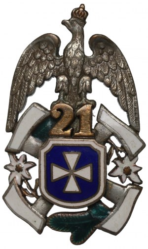III RP, Badge of the 21st Brigade of Podhale Riflemen - PiK, Warsaw.