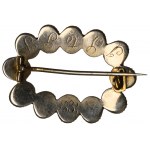 Europe(?), Brooch 1831 - gold, coral