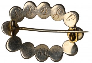 Europe(?), Brooch 1831 - gold