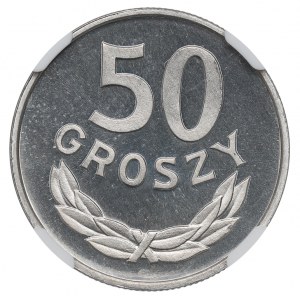 PRL, 50 groszy 1986 - NGC PF66 Cameo