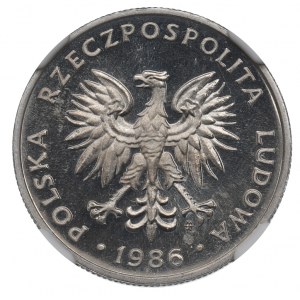 PRL, 50 groszy 1986 - NGC PF66 Cameo