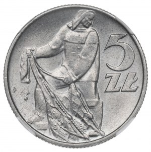 Peoples Republic of Poland, 5 zloty 1974 - NGC MS66