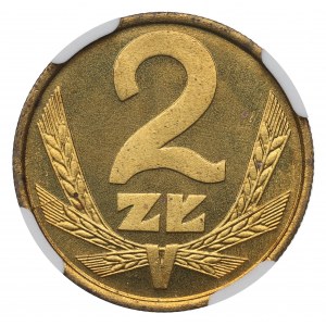 PRL, 2 złote 1982 - NGC MS66