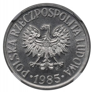 People's Republic of Poland, 10 pennies 1985 - NGC MS66