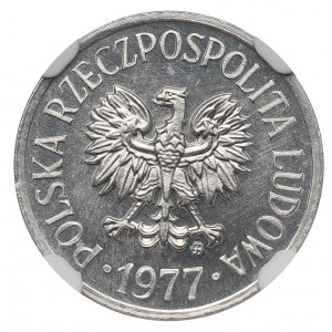 PRL, 10 groszy 1977 - NGC MS62 FR
