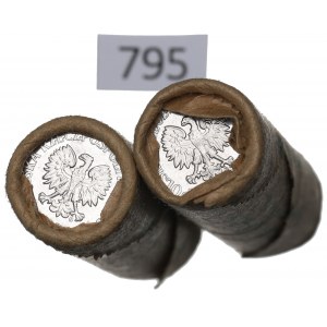 People's Republic of Poland, Set of mint rolls of 10 pennies