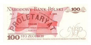 People's Republic of Poland, 100 gold 1982 HG