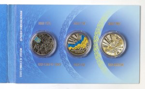 Ukraine, Set of 5 hryvnia state marks