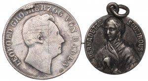 France and Germany, Medal set and 1/2 guilder