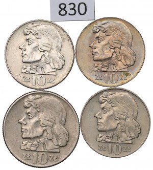 People's Republic of Poland, Set of 10 Gold 1960-72 Kosciuszko