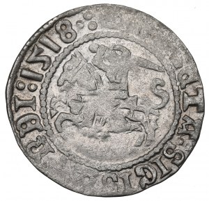Sigismund I, Halfgroat 1518, Vilnius