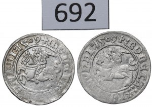 Sigismund I the Old, 1509 half-penny set, Vilnius