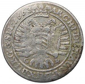 Schlesien under Habsburg, 15 kreuzer 1663, Breslau