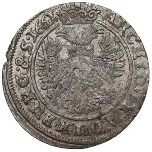 Schlesien under Habsburg, 3 kreuzer 1661, Breslau