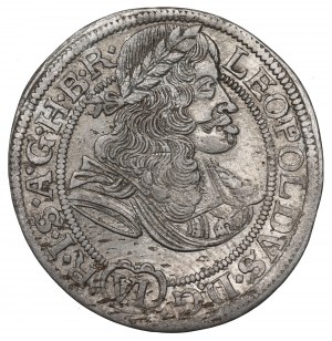 Silesia under Habsburg, Leopold I, 6 kreuzer 1672, Breslau