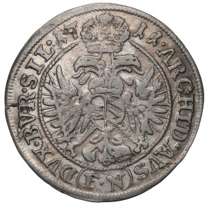 Schlesien under Habsburg, Ioseph I, 3 kreuzer 1711 - date overstriked