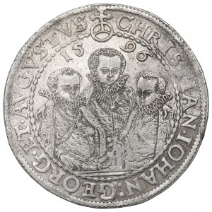 Germany, Saxony, Christian II, Johann Georg I, August, Thlaer 1596