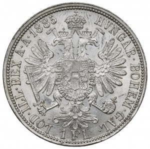 Austria, Franz Joseph, 1 florin 1887
