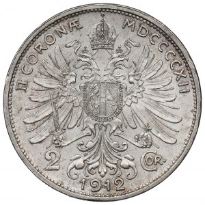 Austria, 2 crowns 1912