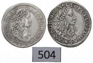Austria, Lot 15 kreuzers 1663, Vienna